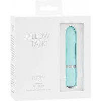 Розкішний вібратор PILLOW TALK - Flirty Teal з кристалом Swarovski, гнучка головка — Переглянути зображення 7