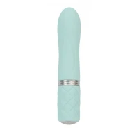 Розкішний вібратор PILLOW TALK - Flirty Teal з кристалом Swarovski, гнучка головка — Переглянути зображення 2