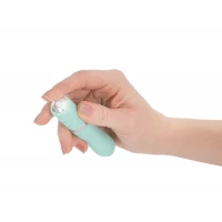 Розкішний вібратор PILLOW TALK - Flirty Teal з кристалом Swarovski, гнучка головка — Переглянути зображення 6
