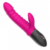 Пульсатор-кролик Leten Vibrator Passionate з підігрівом і вібрацією кліторального відростка — Переглянути зображення 1
