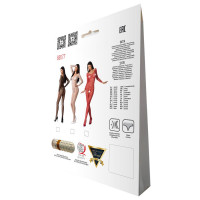 Бодістокінг з крупною сіткою Passion BS077 black — Переглянути зображення 8