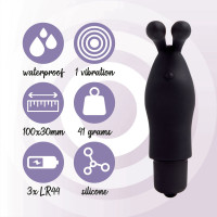 Вибратор на палец FeelzToys Magic Finger Vibrator Black — Просмотреть изображение 5