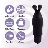 Вібратор на палець FeelzToys Magic Finger Vibrator Black — Переглянути зображення 5
