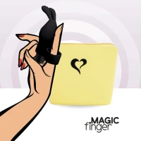 Вібратор на палець FeelzToys Magic Finger Vibrator Black — Переглянути зображення 4