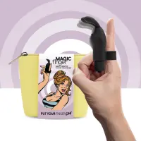 Вібратор на палець FeelzToys Magic Finger Vibrator Black — Переглянути зображення 1