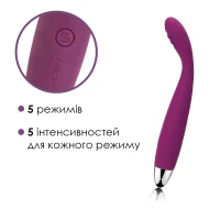 Тонкий вібратор точки G Svakom Cici Violet — Переглянути зображення 3