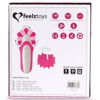 Стимулятор з імітацією оральних пестощів FeelzToys - Clitella Oral Clitoral Stimulator Pink — Просмотреть изображение 7