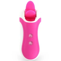 Стимулятор з імітацією оральних пестощів FeelzToys - Clitella Oral Clitoral Stimulator Pink — Просмотреть изображение 3