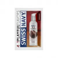 Пробник Swiss Navy 4 in 1 Chocolate Sensation 5 мл — Переглянути зображення 1