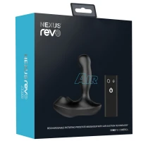 Масажер простати Nexus Revo Air з вакуумним стимулятором промежини та головкою, що обертається — Переглянути зображення 7
