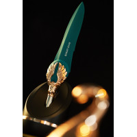 Вишуканий вібратор Knight Jenay FLOWERS &amp; SWORD, маска, стрічка та лубрикант у комплекті — Переглянути зображення 9