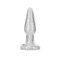 Скляна анальна пробка Pillow Talk Fancy Luxurious Glass Anal Plug, ⌀3,1см, віброкуля в подарунок — Переглянути зображення 1