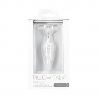 Скляна анальна пробка Pillow Talk Fancy Luxurious Glass Anal Plug, ⌀3,1см, віброкуля в подарунок — Переглянути зображення 5
