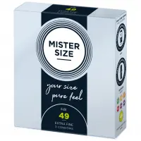 Презервативи Mister Size - pure feel - 49 (3 condoms), товщина 0,05 мм — Переглянути зображення 2
