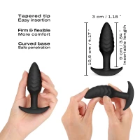 Анальна пробка Dorcel WAVY PLUG, діаметр 3 см, силікон — Переглянути зображення 2