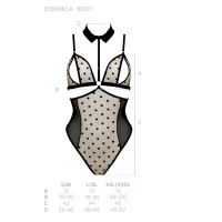 Боді Passion DOMINICA BODY L/XL, beige — Переглянути зображення 5
