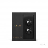 Вагинальные шарики LELO Luna Beads Noir Black, смещенный центр тяжести, диаметр 2,9 см, 2х37 г