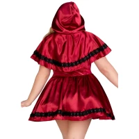 Еротичний костюм Червоної шапочки Leg Avenue Gothic Red Riding Hood 1X–2X, сукня, накидка — Просмотреть изображение 2