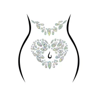 Стрази-прикраси для тіла Leg Avenue Novalie body jewels sticker, наліпки — Просмотреть изображение 1