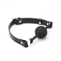 Набір Liebe Seele Temptation Bondage 8pcs Kit, фіксатори, нашийник з повідцем, кляп, флогер, маска — Переглянути зображення 6