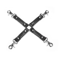 Набір Liebe Seele Temptation Bondage 8pcs Kit, фіксатори, нашийник з повідцем, кляп, флогер, маска — Переглянути зображення 16