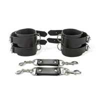 Наручники чоловічі Art of Sex - Handcuffs Dragons man з екошкіри, колір чорний — Переглянути зображення 4