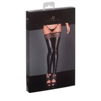 Панчохи з мокрим ефектом Noir Handmade F135 Powerwetlook stockings, XL, без мисків — Просмотреть изображение 5