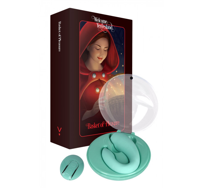 Вібратор для пар FairyGasm PleasureBerry green, зарядний кейс, пульт ДК