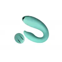 Вібратор для пар FairyGasm PleasureBerry green, зарядний кейс, пульт ДК — Переглянути зображення 7