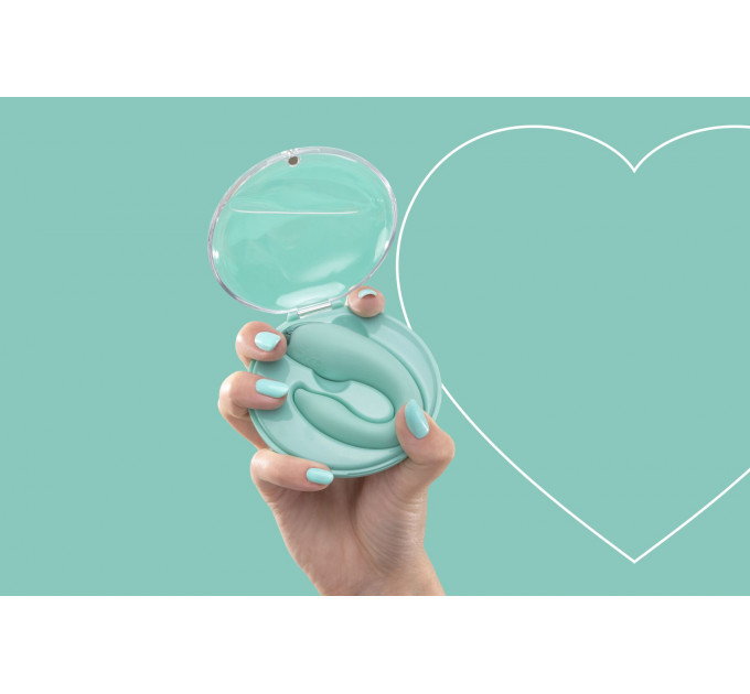 Вібратор для пар FairyGasm PleasureBerry green, зарядний кейс, пульт ДК