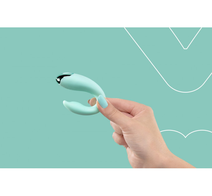 Вібратор для пар FairyGasm PleasureBerry green, зарядний кейс, пульт ДК