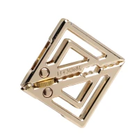 Затискачі для сосків з важкою підвіскою LOCKINK Adjustable Nipple Clamps with Heavy Pendant, під золото — Переглянути зображення 4