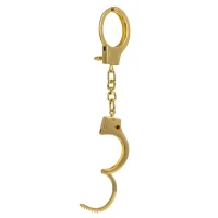 Наручники LOCKINK Pretty-sub Handcuffs, золотисті, металеві, можна відкрити без ключа — Переглянути зображення 5