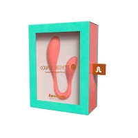 Смарт-вібратор для пар Adrien Lastic Couple Secrets 2.0, 2 мотори, 10 режимів — Переглянути зображення 6