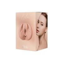 Мастурбатор-вагіна + попка Alive Lola Super Realistic Masturbator L Flesh, два канали, реалістик — Переглянути зображення 7