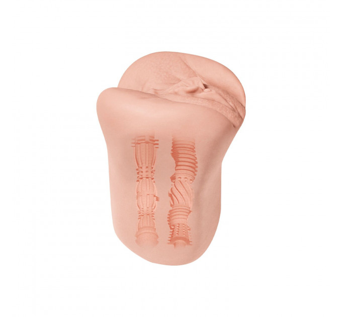 Мастурбатор-вагіна + попка Alive Lola Super Realistic Masturbator L Flesh, два канали, реалістик