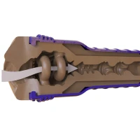 Мастурбатор-вагіна Fleshlight Boost Bang Medium Dark Flesh, плаваючі кільця Turbo Tech — Переглянути зображення 5