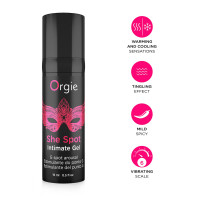 Гель для стимуляции точки G Orgie She Spot Intimate Gel, 15 мл, тепло-холод, эффект вибрации