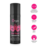 Гель для стимуляції точки G Orgie She Spot Intimate Gel, 15 мл, тепло-холод, ефект вібрації — Переглянути зображення 3
