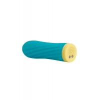 Віброкуля S Pleasures Bullets Twist &amp; Shout Turquoise, бірюзова, ребриста поверхня, 10 режимів — Переглянути зображення 2