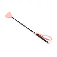 Шльопалка-сердечко Liebe Seele Dark Candy Pink Riding Crop, 55 см — Просмотреть изображение 1