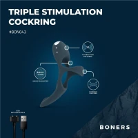 Ерекційне кільце Boners Triple Cockring — Переглянути зображення 12