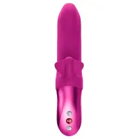 Пульсатор з вібрацією кліторального відростка Fun Factory BI STRONIC FUSION Magenta, 2 мотори — Переглянути зображення 2