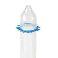 Насадка на член Recare Spike Condom Blue (презерватив з шипами) — Переглянути зображення 2