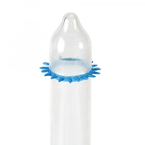Насадка на член Recare Spike Condom Blue (презерватив з шипами)