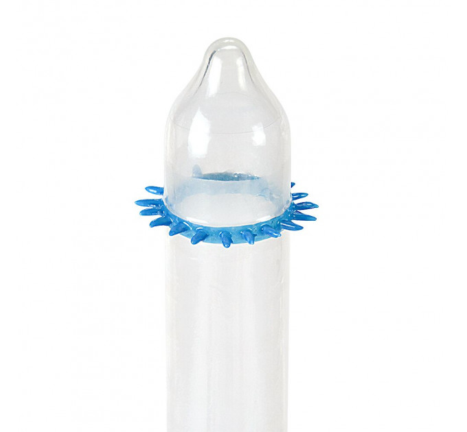 Насадка на член Recare Spike Condom Blue (презерватив з шипами)