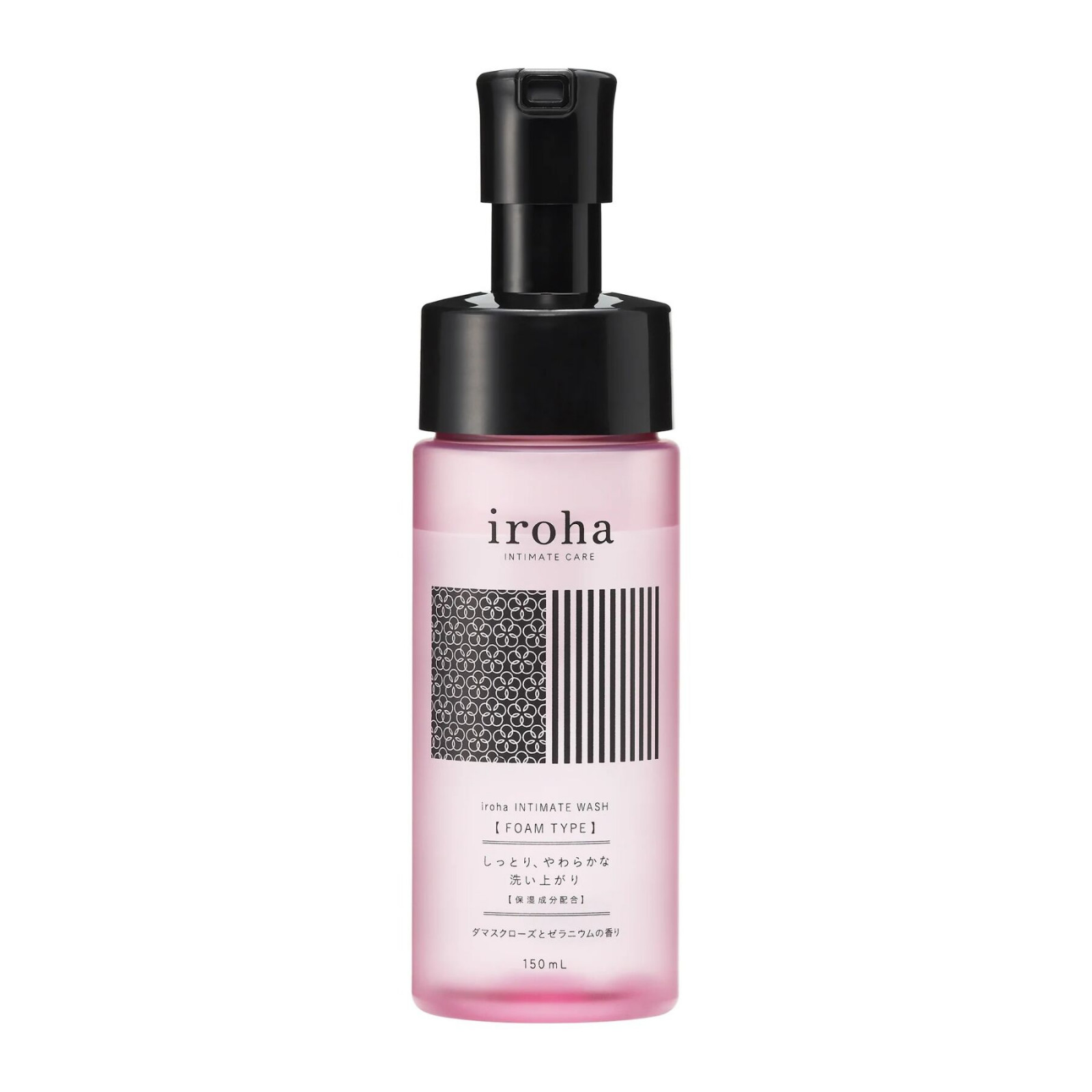 Пена для интимного ухода Iroha Intimate Wash Foam Type Damask Rose and Geranium 150 мл