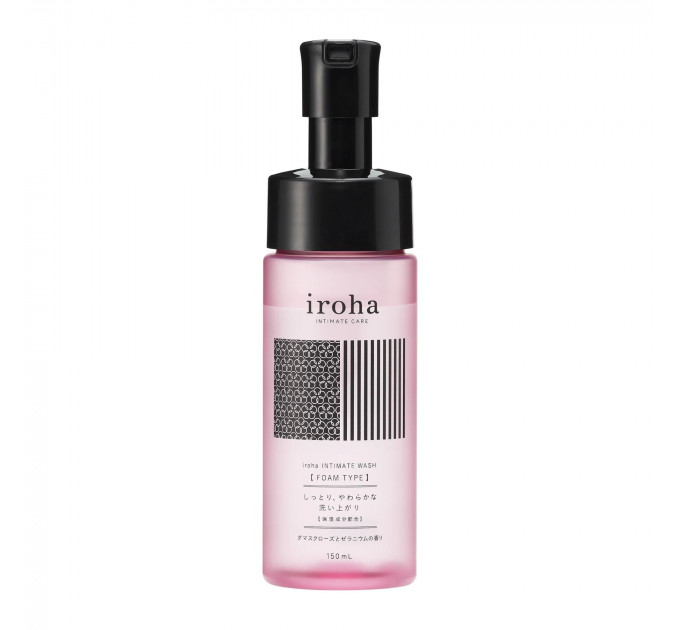 Піна для інтимного догляду Iroha Intimate Wash Foam Type Damask Rose and Geranium 150 мл