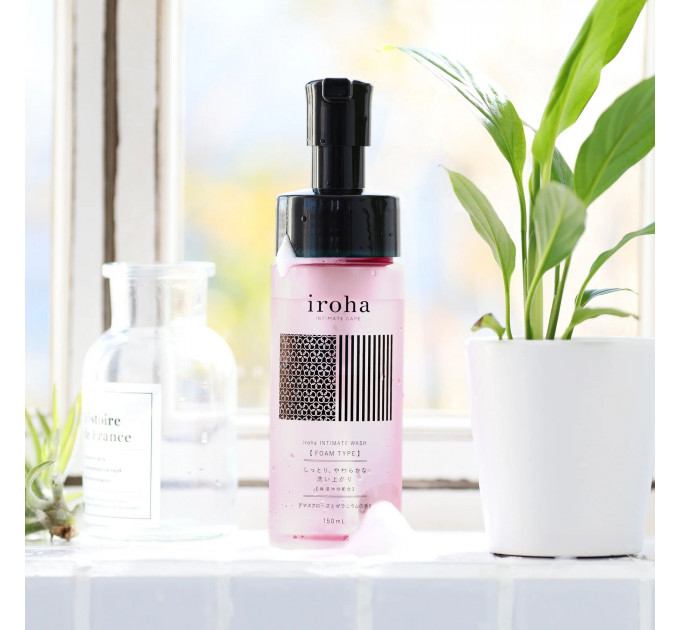 Піна для інтимного догляду Iroha Intimate Wash Foam Type Damask Rose and Geranium 150 мл