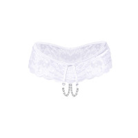 Сексуальні відкриті трусики Art of Sex - Isabell, колір білий, розмір XS-M — Переглянути зображення 2